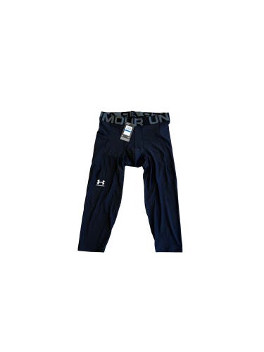 Black Large Men's ¾ Leggings Under Armour Compression (New)