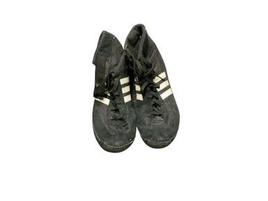 Used Adidas Wrestling Shoes Black Youth 07.0 11846-S000099251