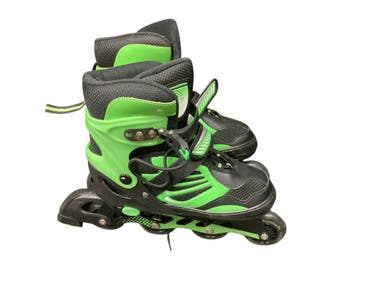 Used TRUWHEELZ Junior Roller Quad Skates Green Adjustable 11846-S000099248