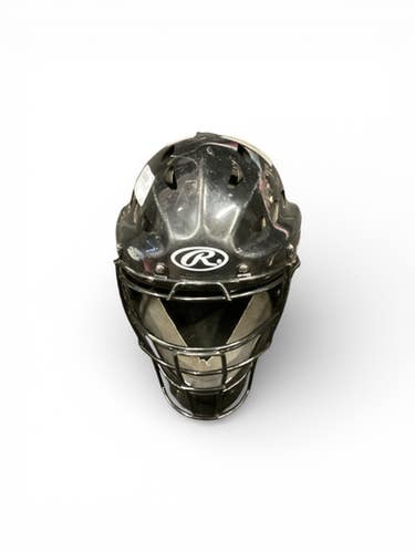 Used Rawlings CATCHERS HELMET Catchers Helmet w/Mask Black One Size 11846-S000099169