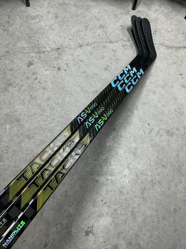 3 PACK - 85 Flex P29 Senior CCM Super Tacks AS-V Pro Left Hand Hockey Stick Pro Stock (New) NHL
