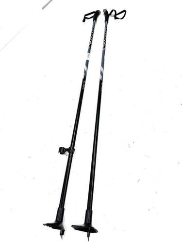 Used Swix ALU TOURING Mens XC Ski Poles Black 135 cm / 54 in 11860-S000303176