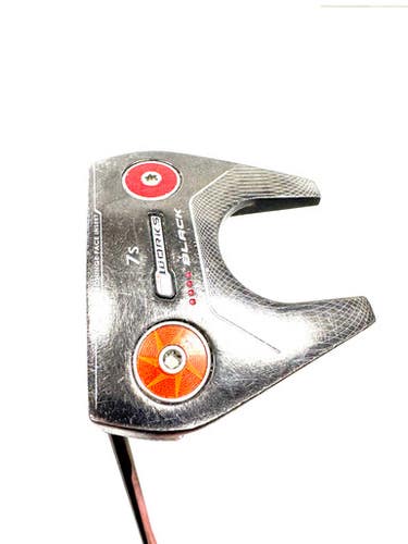 Used Odyssey WORKS BLACK 7S Mens Putter LH 11860-S000303081