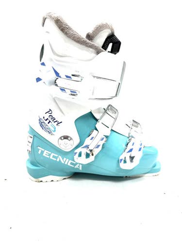 Used Tecnica PEARL JT3 Girls DH Ski Boot White 205 MP - J01 11860-S000302002