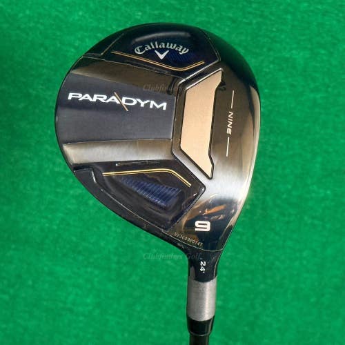 Callaway Paradym 24 Fairway Wood 9 UST Mamiya Helium 4F2 Seniors w/ HC