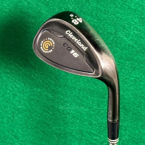 Cleveland CG16 Black Pearl 48-8 48 Pitching Wedge Stepped Steel Wedge Flex