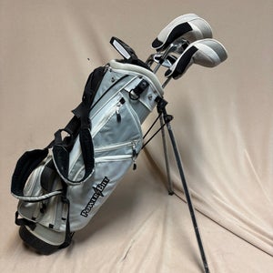 Junior PowerBilt Left Hand Clubs (Full Set) Junior 5 Pieces (Used)