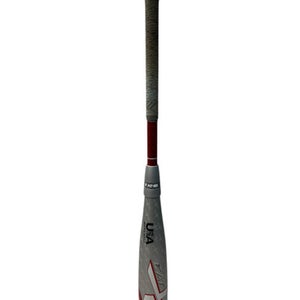 Used Marucci CAT X COMP BB/SB USA 2 5/8 Bat Silver And Red 31" 11835-S000203382