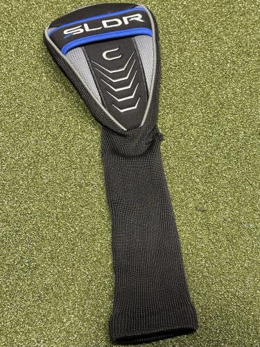 TaylorMade SLDR C Driver Cover Golf Club Headcover Black/Gray/Blue