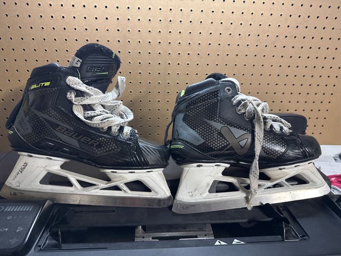 2024 Bauer Elite Hockey Goalie Skates Size 4.5 (Used)