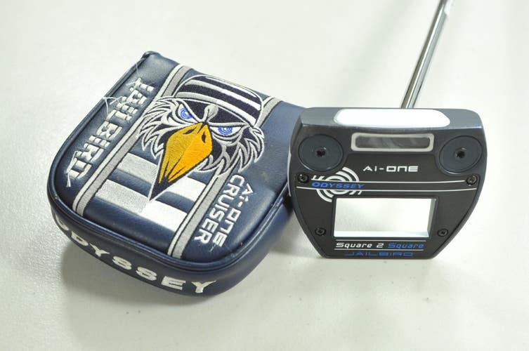 Odyssey Ai-ONE Square 2 Square Jailbird 34" Putter Right SL 90 Steel # 209069