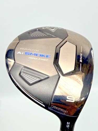 Callaway Ai Smoke Max Fast 9 Wood 25 Tensei 1K Black 75g Stiff