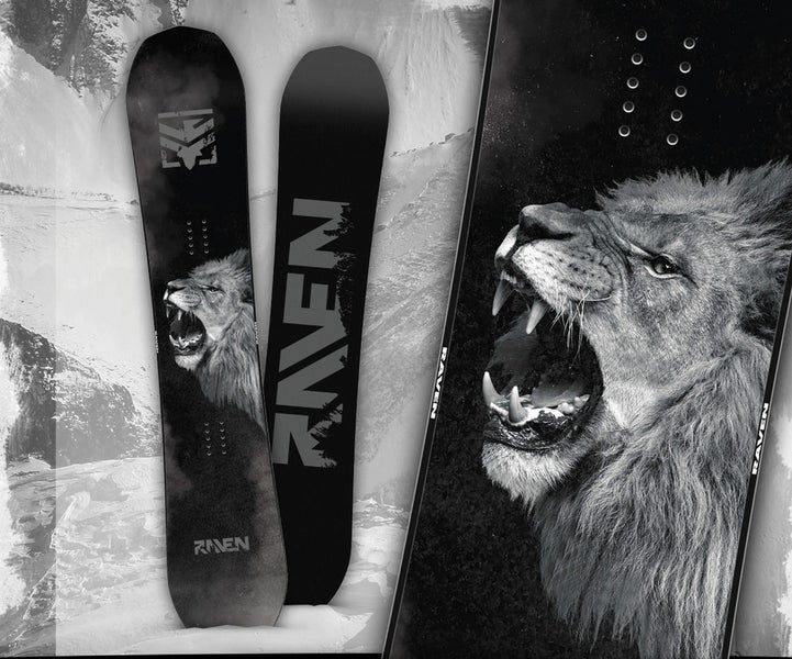 MEN'S RAVEN "LION" ALL-MOUNTAIN SNOWBOARD - 145CM/56.5" LONG