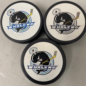 Plymouth Whalers OHL official game pucks