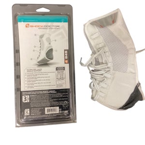 New Shock Dr Ultra Gel Lace Ankle Support xlarge white