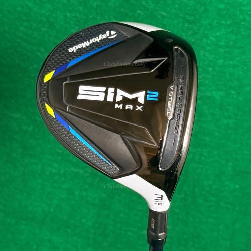 TaylorMade SIM 2 MAX Fairway 15 3 Wood Ventus Blue FW 5-R Graphite Regular w/HC
