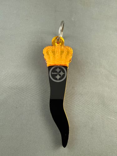 Pittsburgh Steelers Lucky Key ring Corni Corno Cornicello