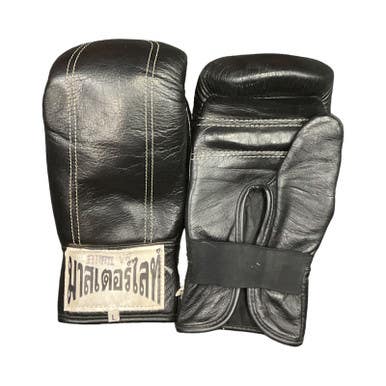 Used THAISMAI BOXING GLOVES Martial Arts Gloves Black LG 11859-S000027857