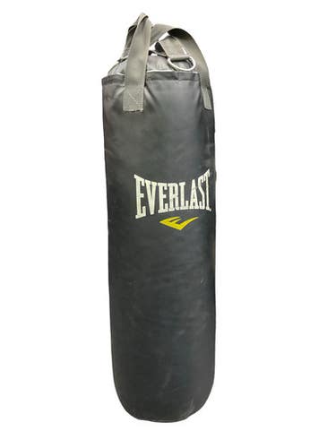 Used Everlast 50LB HEAVY BAG Boxing Heavy Bag Black 50 lb 11859-S000027844