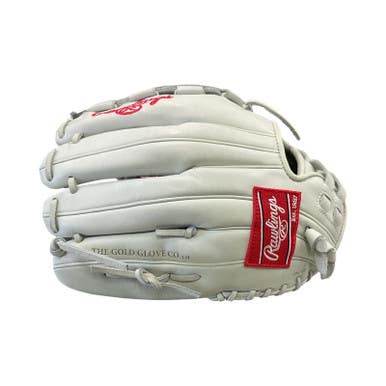 Used Rawlings LIBERTY ADVANCED RH Throw Fastpitch Gloves White 12 1/2" 11859-S000027811