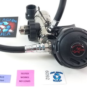 HOG D1, DIN Classic Scuba Dive Regulator Set 1st & Primary 2nd Stage Adjustable