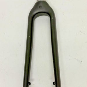 REI Co-Op Gray Aluminum 15mmx100mm Thru Axle Disc 700C Fork 185mm Tapered
