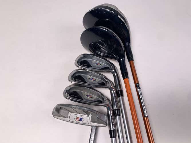 US Kids WT -20 Club Set Driver 3W 6 8 PW Putter Ultralight 51" Youth RH