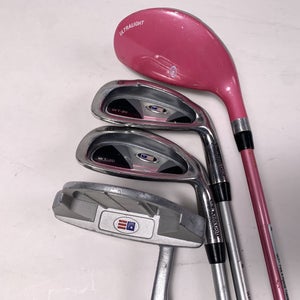 US Kids WT-20 Club Set 4H 6 8 Putter Ultralight 51" Orange Youth Graphite RH