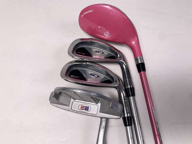 US Kids WT-20 Club Set 4H 6 8 Putter Ultralight 51" Orange Youth Graphite RH