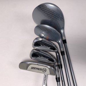 US Kids WT-20S Club Set Driver 4H 7 PW Putter WT-20S Orange 51" Youth RH