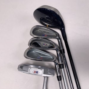 US Kids UL-12 Club Set Driver 8 9 PW Putter Ultralight 63-43 Yellow Youthl RH