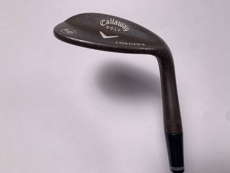 Callaway Forged + Vintage Raw Lob Wedge LW 60* 10 Bounce Wedge Steel Mens RH