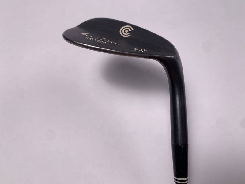 Cleveland 588 Gunmetal Black Lob Wedge LW 64* Dynamic Gold Stiff Steel Mens RH