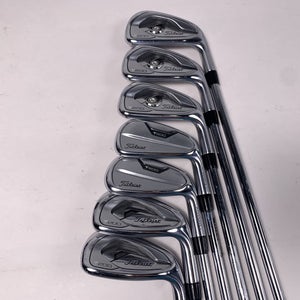 Titleist T200 Iron Set 4-PW True Temper AMT S300 Black Stiff Steel Mens RH