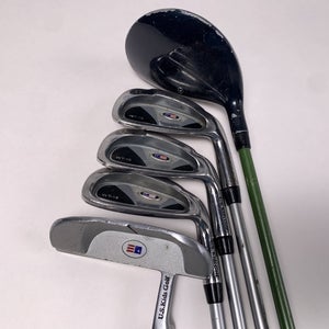 US Kids WT-15 Club Set Driver 6 8 PW Putter WT-15 Ultralight 57'' Youth Mens RH