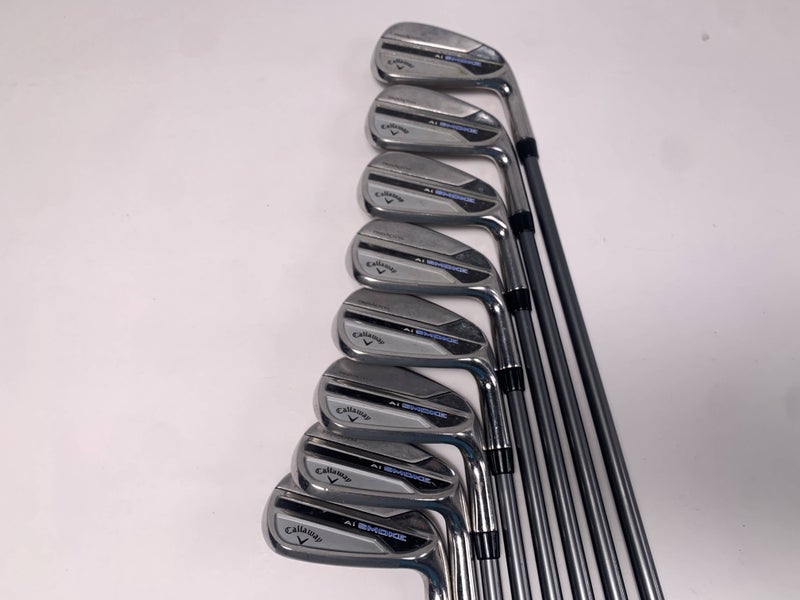 Callaway Paradym Ai Smoke Iron Set 5-PW+AW+GW Project X HZRDUS 6.0 75g Stiff RH