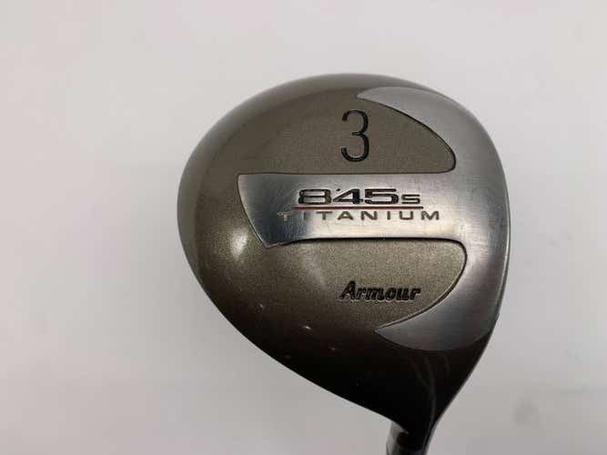 Tommy Armour 845 Ti Face 3 Fairway Wood 15* G Force 3.3 Stiff Graphite Mens RH