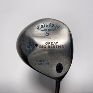 Callaway Great Big Bertha Warbird 5 Fairway Wood 18* Gems Ultra Light Ladies RH