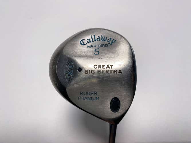 Callaway Great Big Bertha Warbird 5 Fairway Wood 18* Gems Ultra Light Ladies RH