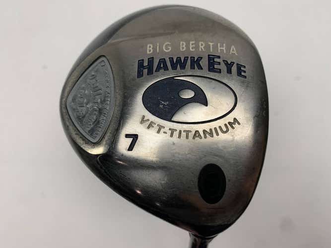 Callaway Hawkeye VFT 7 Fairway Wood 21* Big Bertha Gems 50 Ladies Graphite RH