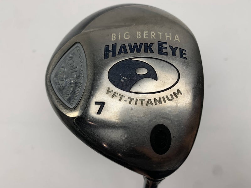 Callaway Hawkeye VFT 7 Fairway Wood 21* Big Bertha Gems 50 Ladies Graphite RH