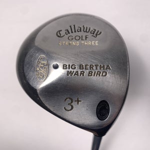 Callaway Big Bertha Warbird 3+ Strong Fairway Wood BB UL Firm RH