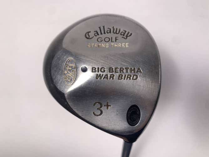 Callaway Big Bertha Warbird 3+ Strong Fairway Wood BB UL Firm RH