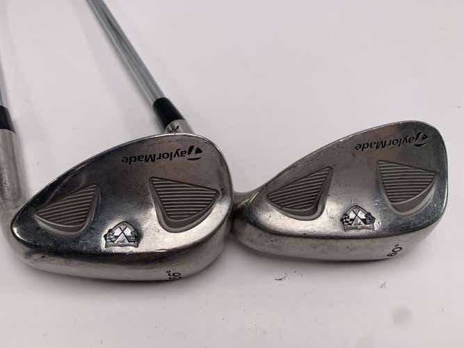 TaylorMade Rac Satin Tour Wedge Set 56* 60* DG Tour Issue Wedge Steel Mens RH