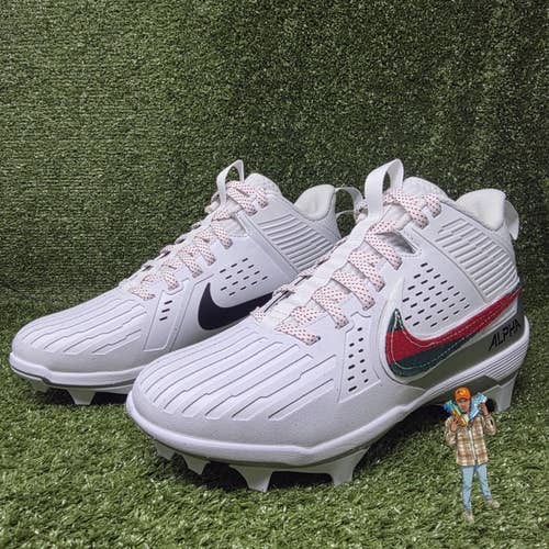 Men's Size M 8.5 (W 9.5) Nike High Top Molded Cleats (New)