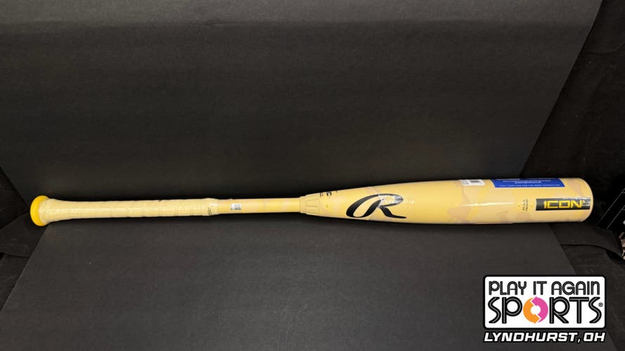 BRAND NEW! 2025 Rawlings Icon BBCOR Composite Bat (-3) 29 oz. 32”, 2 5/8 dia.