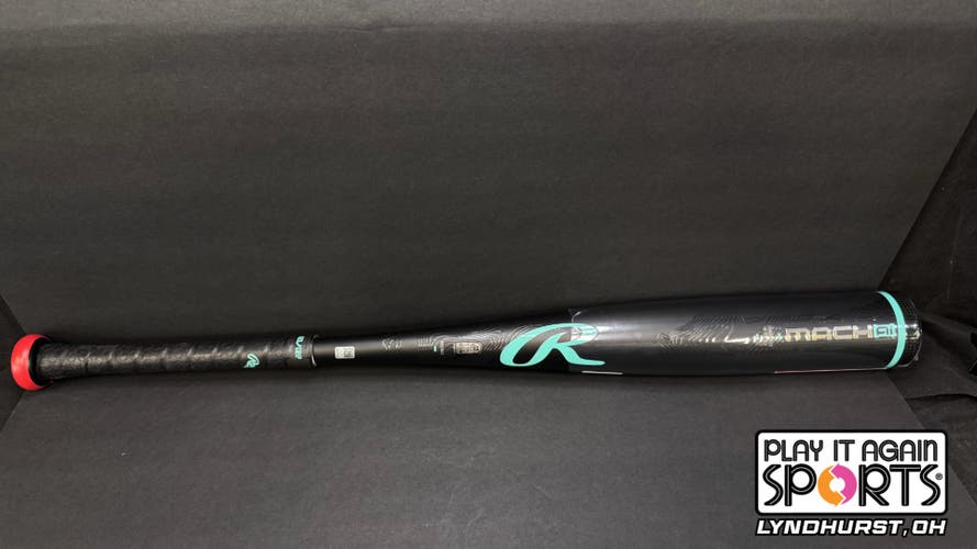 BRAND NEW! 2025 Rawlings Mach AI Alloy Bat (-8) 22 oz. 30”, 2 3/4 dia.