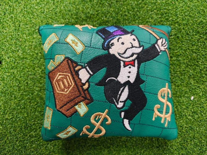 Bettinardi x Monopoly Mr. Monopoly Money Thief Mallet Putter Cover