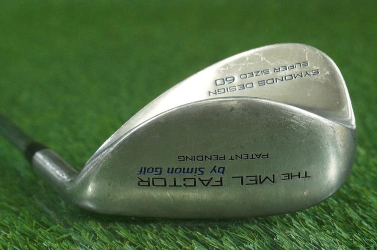 Simon Golf THE MEL FACTOR 60 Oversize Wedge Lob 431 Stainless Right Hand RH