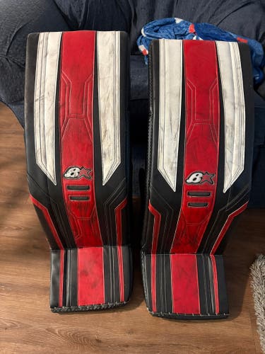 35" 2023 Brian's Optik 3 Goalie Leg Pads Pro Stock (Used)